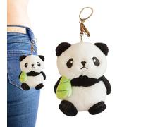 Keechain de Panda - Tour de téléphone pendentif pour sac à main, Panda Case Panda Case | Accessoire clavier pour sac à dos, cadeau amusant pour animaux de compagnie, Bamboo Shoots, Fare riferimento
