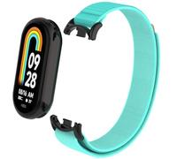 Keecuty Bracelet en nylon pour Xiaomi Mi Band 8 avec doublure en métal Bracelet réglable en nylon Bracelet de rechange compatible Xiaomi Mi Band 8 pour femmes et hommes