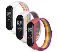 Keecuty Nylon Bracelet Compatible avec Xiaomi Mi Band 6, Nylon Souple Réglable Sport Bracelet Remplacement pour xiaomi mi Band 5/xiaomi mi Band 4/xiaomi mi Band 3 pour Femmes Hommes