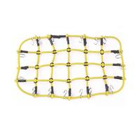KEEDA Filet à bagages élastique avec crochet échelle Accessoires pour véhicules RC Crawler Voiture Truck Axial SCX10 D90 Traxxas TRX4 (jaune)
