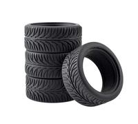 KEEDA Lot de 4 pneus en caoutchouc avec inserts en mousse pour voiture 1/10 HSP Tamiya HPI Kyosho RC On Road Runflating Touring (K, 62 mm)