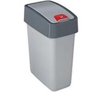 Keeeper 1060316000000 poubelle, plastique, argent, 29,5 x 18 cm Argent G