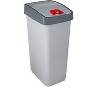 Keeeper 1060516000000 poubelle, plastique, argent, 40 x 30 cm Argent G