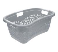 keeeper 1078213000000 keeeper panier à linge "lasse", ergonomique, gris nordique