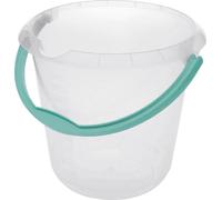 keeeper 11710001000NN keeeper Seau de nettoyage "mika", rond, 10 litres, transparent