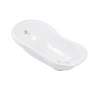 keeeper 1842651919600 - COMMUTATEUR KVM - 18426 Baignoire pour bébé Maria``stars`` avec bouchons Blanc 84 cm