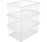 keeeper 3002000100000 Set de boîtes de rangement "bea" 3x 11,0 litres PP