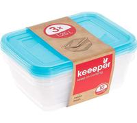 keeeper 3067563200000 keeeper boîte de conservation des aliments frais "fredo fresh", 1,25 litre, rectangulaire