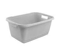 keeeper Bac à Linge, Plastique Résistant, 52 L, Aenna, Nordic Grey