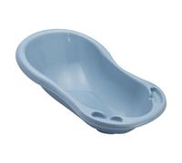 keeeper Baignoire ergonomique pour bébé avec bouchon, de 0 à 12 mois environ, 84 x 49 x 29 cm, Maria Pure, Bleu (Nordic Blue)