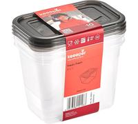 keeeper boîte de conservation "fredo fresh" 3x 1,0 litre rectangulaire