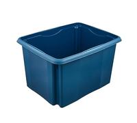 keeeper Boîte de Rangement à Emboîter et à Empiler, 44,5 x 34,5 x 27 cm, 30 L, Emil Eco Line, Eco Bleu