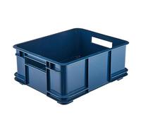 keeeper Boîte de Rangement avec Poignées, Boîte Euro L, Procyclen, 20,5 L, Bruno Eco Line, Eco Bleu