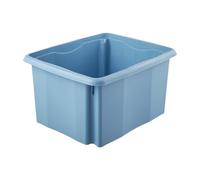 keeeper Boîte de Rangement avec Système d’Empilage, 24 l, 41 x 34,5 x 22 cm, Emil Eco Line, Bleu (Eco Sky Blue)
