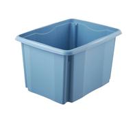 keeeper Boîte de Rangement avec Système d’Empilage, 30 l, 44,5 x 34,5 x 27 cm, Emil Eco Line, Bleu (Eco Sky Blue)