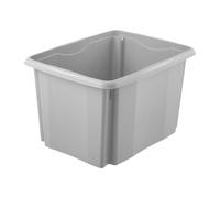 keeeper Boîte de Rangement avec Système d’Empilage, 30 l, 44,5 x 34,5 x 27 cm, Emil Eco Line, Gris (Eco Stone Grey)