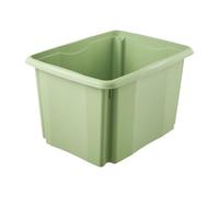 keeeper Boîte de Rangement avec Système d’Empilage, 30 l, 44,5 x 34,5 x 27 cm, Emil Eco Line, Vert (Eco Grass Green)
