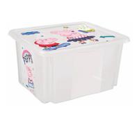 keeeper Minnie Maus Boîte de Rangement avec Couvercle, Pivotante et Empilable, Pour Enfants, 24 L, Karolina, Nordic Pink