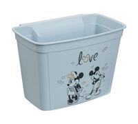 keeeper Boîte de Rangement Mickey à Suspendre, 4 L, Récipient Anti-rayures, Idéal pour les couches et les cosmétiques, Janek, Bleu clair