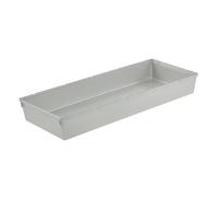 keeeper Boîte de rangement Pepe – en polypropylène 38 x 15 x 5 cm – argenté