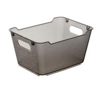 keeeper Boîte de Rangement, Surface Texturée, 1,8L, Lotta, Gris (Crystal Grey)