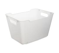 keeeper Boîte de Rangement, Surface Texturée, 12L, Lotta, Nature (Transparent)