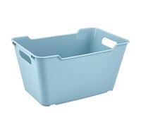 keeeper Boîte de Rangement, Surface Texturée, 6 L, Lotta, Nordic Blue (Lot de 6)
