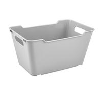 keeeper Boîte de Rangement, Surface Texturée, 6 L, Lotta, Nordic Grey
