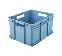 keeeper Boîte de Transport avec poignées, Euro-Box XL, 28 l, 43 x 35 x 24 cm, Bruno Eco Line, Bleu (Eco Sky Blue)