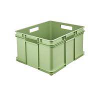 keeeper Boîte de transport Euro-Box XXL 52 x 43 x 28 cm avec poignées Vert Bruno Eco Line