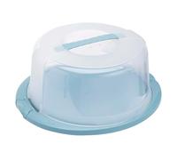 keeeper Boîte de Transport de Gâteau Rond avec Couvercle, Poignée ergonomique, Transport facile des gâteaux, Ricardo, Nordic Blue (Bleu), 33,5 x 38 x 17