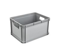keeeper Boîte de Transport, Empilable, en Polypropylène, 20 L, Robert, Nordic Grey