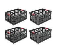 Keeeper boîte pliante Ben boîte de rangement poignées en plastique Soft-Touch x4