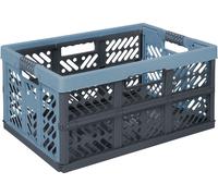 keeeper boîte professionnelle pliante "ben" 45 litres bleu nordique