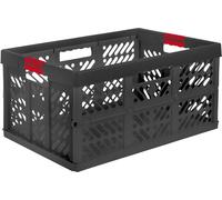 keeeper boîte professionnelle pliante "ben" 45 litres PP graphite