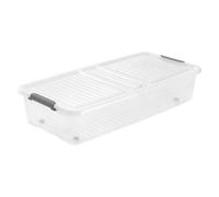 keeeper Boîte sous le lit Léo 33 L Nature (Transparent)