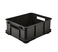 keeeper Caisse de Rangement avec Poignées, Boîte Euro L, Procyclen, 20,5 L, Bruno Eco Line, Eco Gris graphite