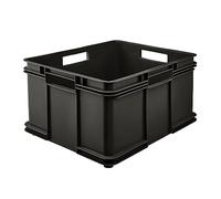 keeeper Caisse de Rangement avec Poignées, Boîte Euro XXL, Procyclen, 54 L, Bruno Eco Line, Eco Gris graphite
