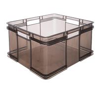 Boite de rangement - KEEEPER - Euro-Box XXL BRUNO - 54L - Transparent Gris