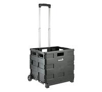 keeeper Chariot de course Olli – caisse pliable 65 L capacité 35 kg