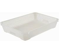 keeeper Corbeille à empiler, DIN A4, 36 x 26,5 x 7 cm, Mirko, Transparent