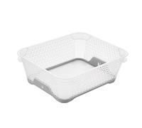 keeeper Corbeille Empilable, Antidérapante, DIN A6, 20 x 16 x 7 cm, Jonas, Nordic Grey