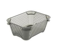 keeeper Corbeille Empilable, Format A7, 16 x 12 x 7 cm, Mirko, Gris (Crystal Grey)