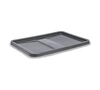 keeeper Couvercle pour Boîte de Transport Robert 20 L, 40 x 30 cm, Roberta, Gris graphite
