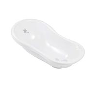 Keeeper Baignoire bébé ergonomique María Collection Stars 0-12 mois Blanc