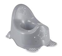 Keeeper Étoile Pot pour Bébé, De 18 Mois à 3 Ans Environ, Anti-Dérapant, Adam, Gris