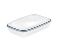 keeeper Franco, boîte de conservation, empilable, passe au lave-vaisselle, 2400 ml, 31,5 x 20 x 6 cm, bleu nordique