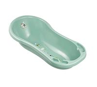 keeeper Funny Farm Baignoire pour Bébé Ergonomique, De 0 à 12 Mois Environ, 100 cm, Wiktoria, Nordic Green