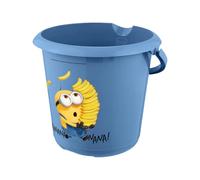 keeeper ilvie Seau avec Graduation intégrée et poignée Ergonomique, 10 l, Design : Minions Happiness, Soft Blue