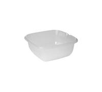 keeeper Bol Mélangeur Universel avec Bec Verseur, Carré, 8 l, 34 x 34 cm, Björk, Transparent